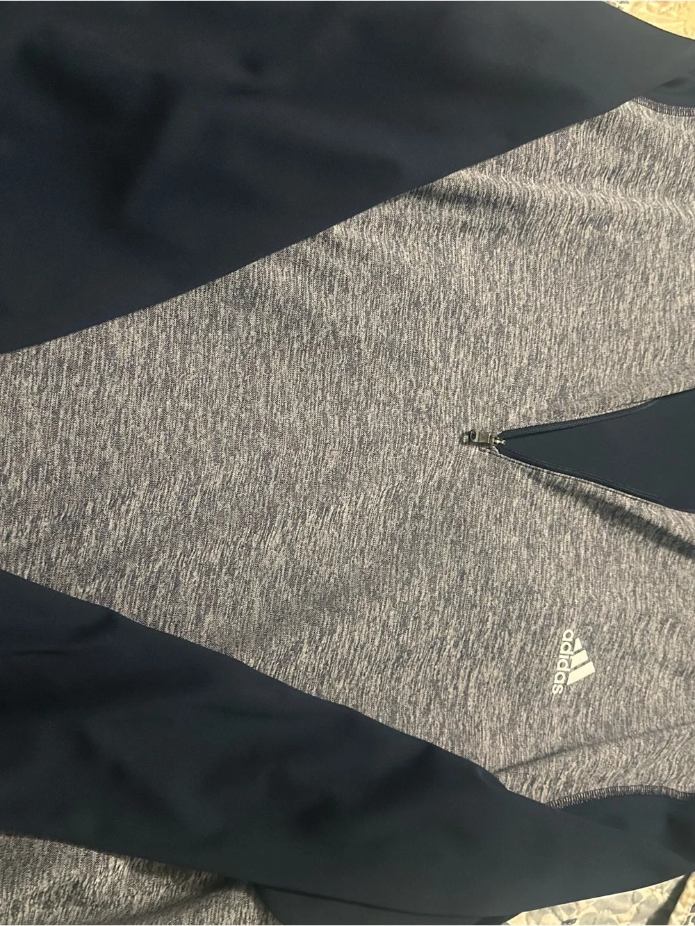 adidas Blue and grey Golf Pullover 2XL